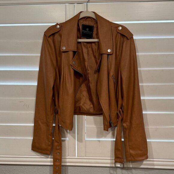 bagatelle Jackets & Blazers - Bagatelle Brown Leather Jacket